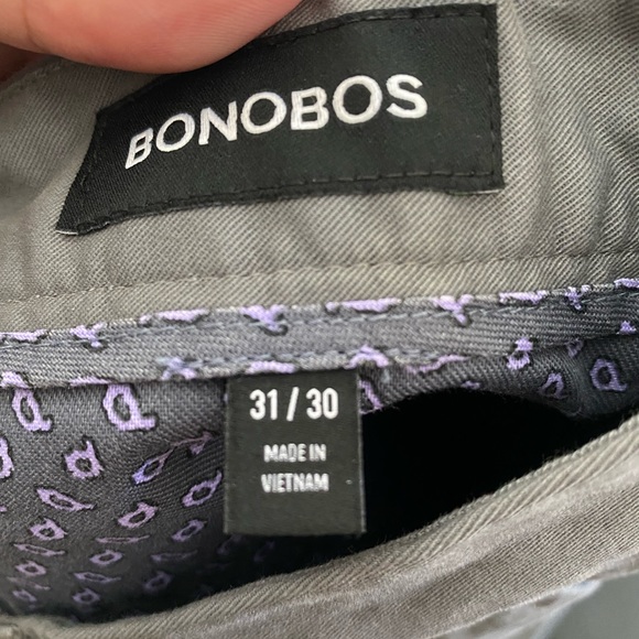 Bonobos Grey Casual Pants 31/30 - Picture 3 of 3